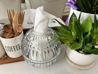 جا دستمال کاغذی بلور